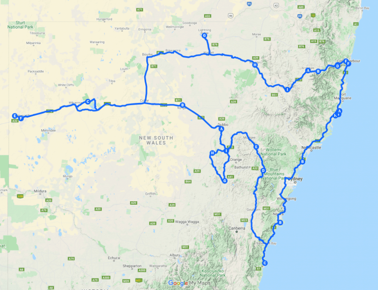 How much does it cost to travel around NSW?
